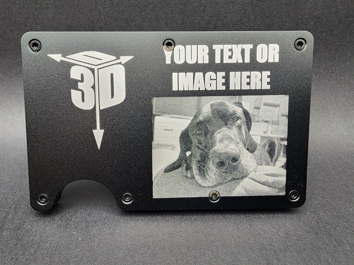 Custom Laser Engraved Minimalist RFID Blocking Wallet