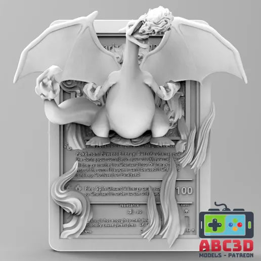 ABC3D: Pokemon Charmander Evolutions 3D Cards