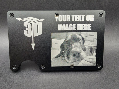 Custom Laser Engraved Minimalist RFID Blocking Wallet