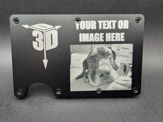 Custom Laser Engraved Minimalist RFID Blocking Wallet