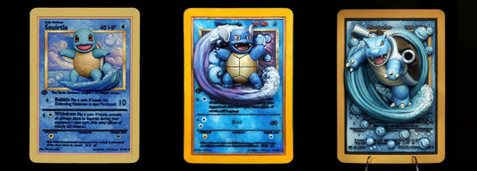 ABC3D: Pokemon Squirtle Evolutions 3D Cards